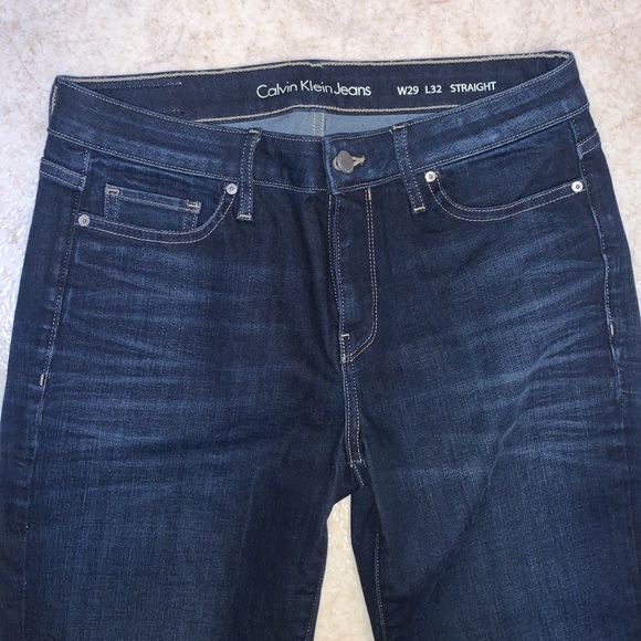 Straight Leg Calvin Klein Jeans - dark wash - Picture 2 of 3